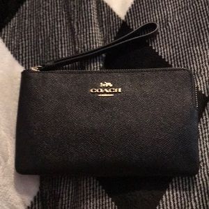 Coach Black Wristlet
